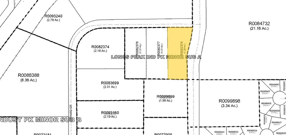 1801 Lefthand Cir, Longmont, CO à louer - Plan cadastral – Image 2 sur 9