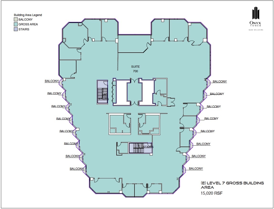 6100 Wilshire Blvd, Los Angeles, CA à louer Plan d’étage– Image 1 sur 1