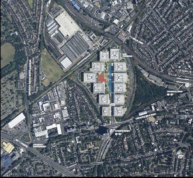 566 Chiswick High Rd, Londres à louer - Aérien – Image 1 sur 15