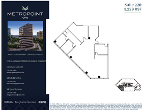 4600 S Ulster St, Denver, CO à louer Plan d’étage– Image 1 sur 1
