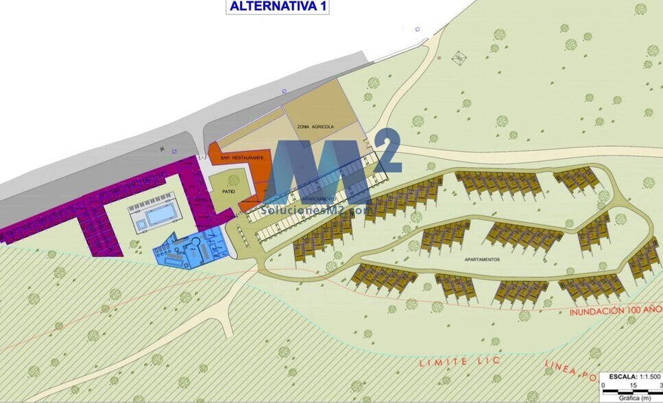 Terrain dans Alcalá de Henares, Madrid à louer - Plan cadastral – Image 2 sur 2