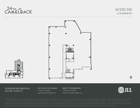 2375 E Camelback Rd, Phoenix, AZ à louer Plan d’étage– Image 2 sur 2