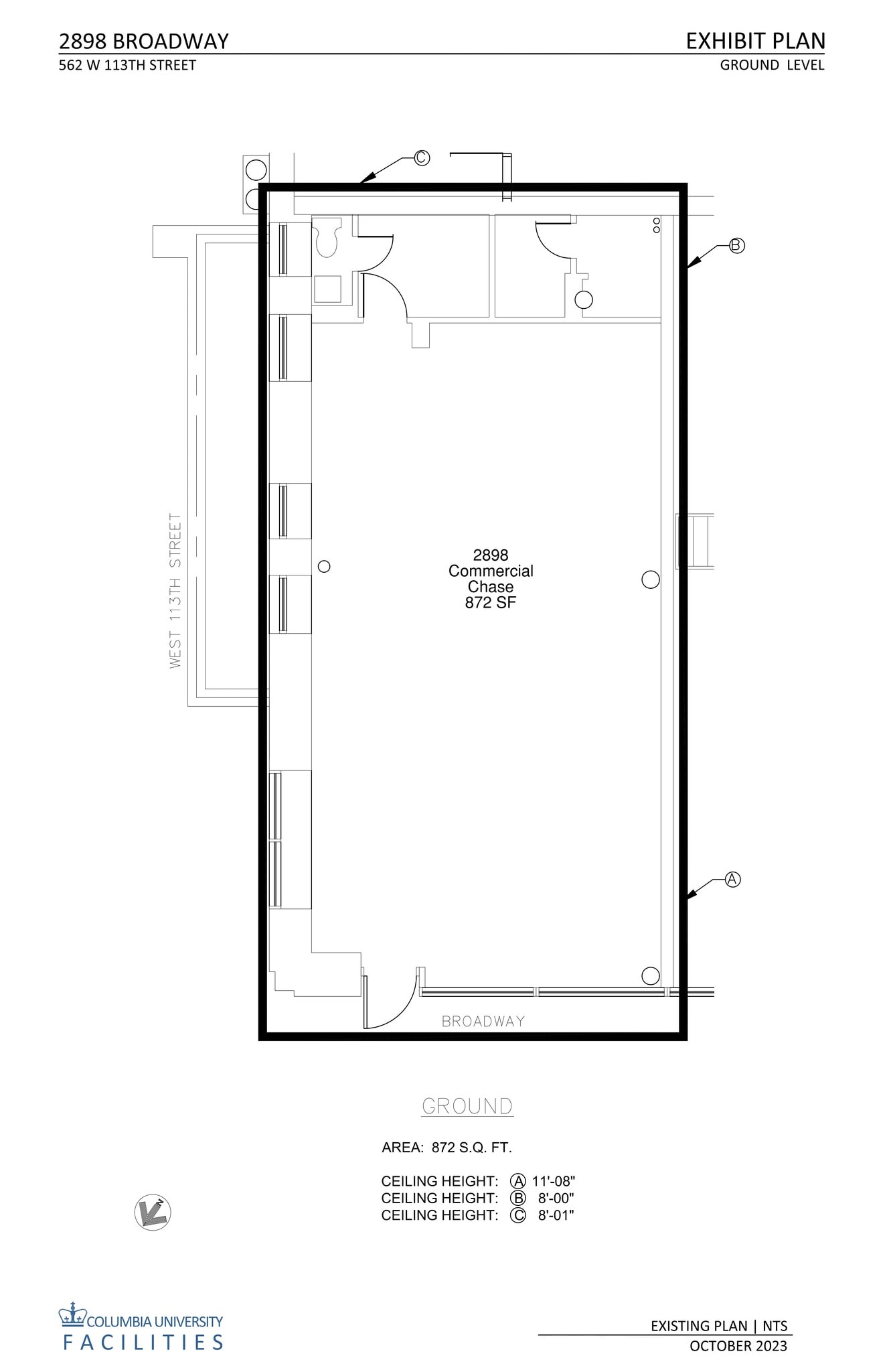 2898 Broadway, New York, NY à louer Plan de site– Image 1 sur 1