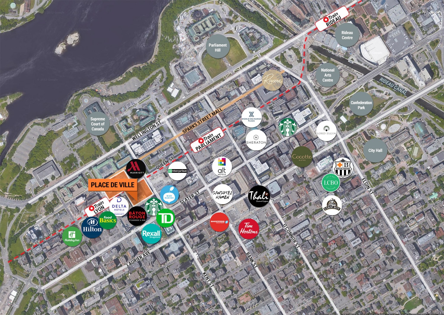 320 Queen St, Ottawa, ON à louer Carte– Image 1 sur 2