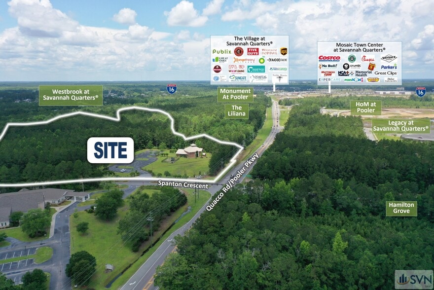 1765 Quacco Rd, Pooler, GA à vendre - Aérien – Image 3 sur 13
