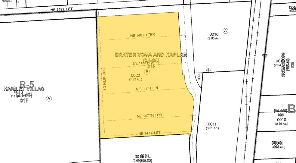 1990 NE 149th St, North Miami, FL à louer - Plan cadastral – Image 2 sur 2