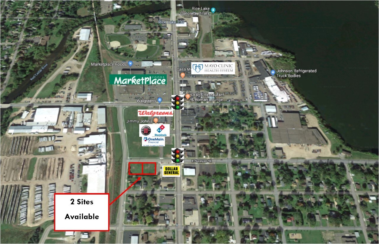 W Sawyer St, Rice Lake, WI à vendre Aérien– Image 1 sur 2