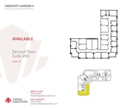 1225 Crescent Green Dr, Cary, NC à louer Plan d’étage– Image 1 sur 1