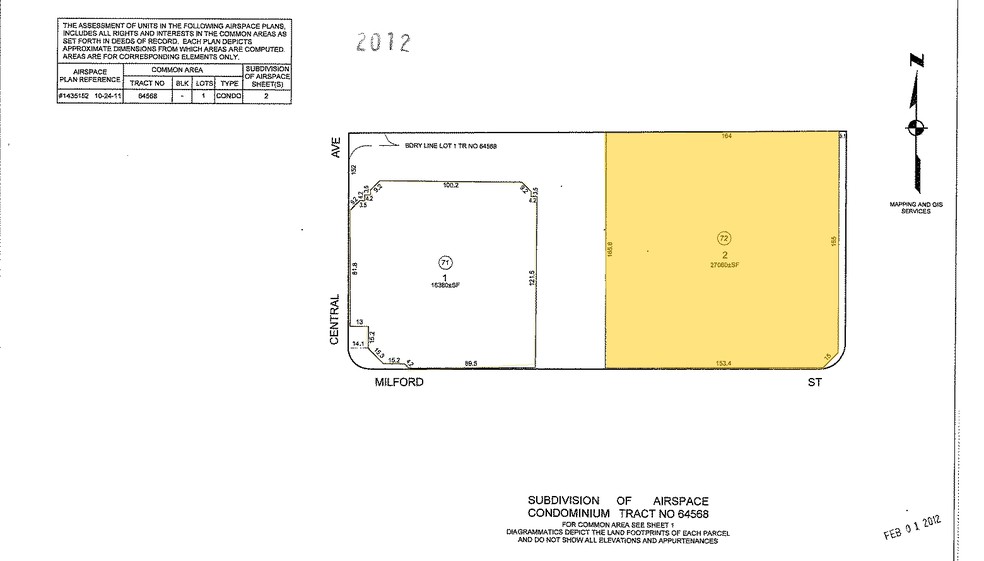 501 N Orange St, Glendale, CA à louer - Plan cadastral – Image 3 sur 3