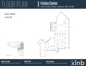 4301-4303 Forbes Blvd, Lanham, MD à louer Plan d’étage– Image 1 sur 1