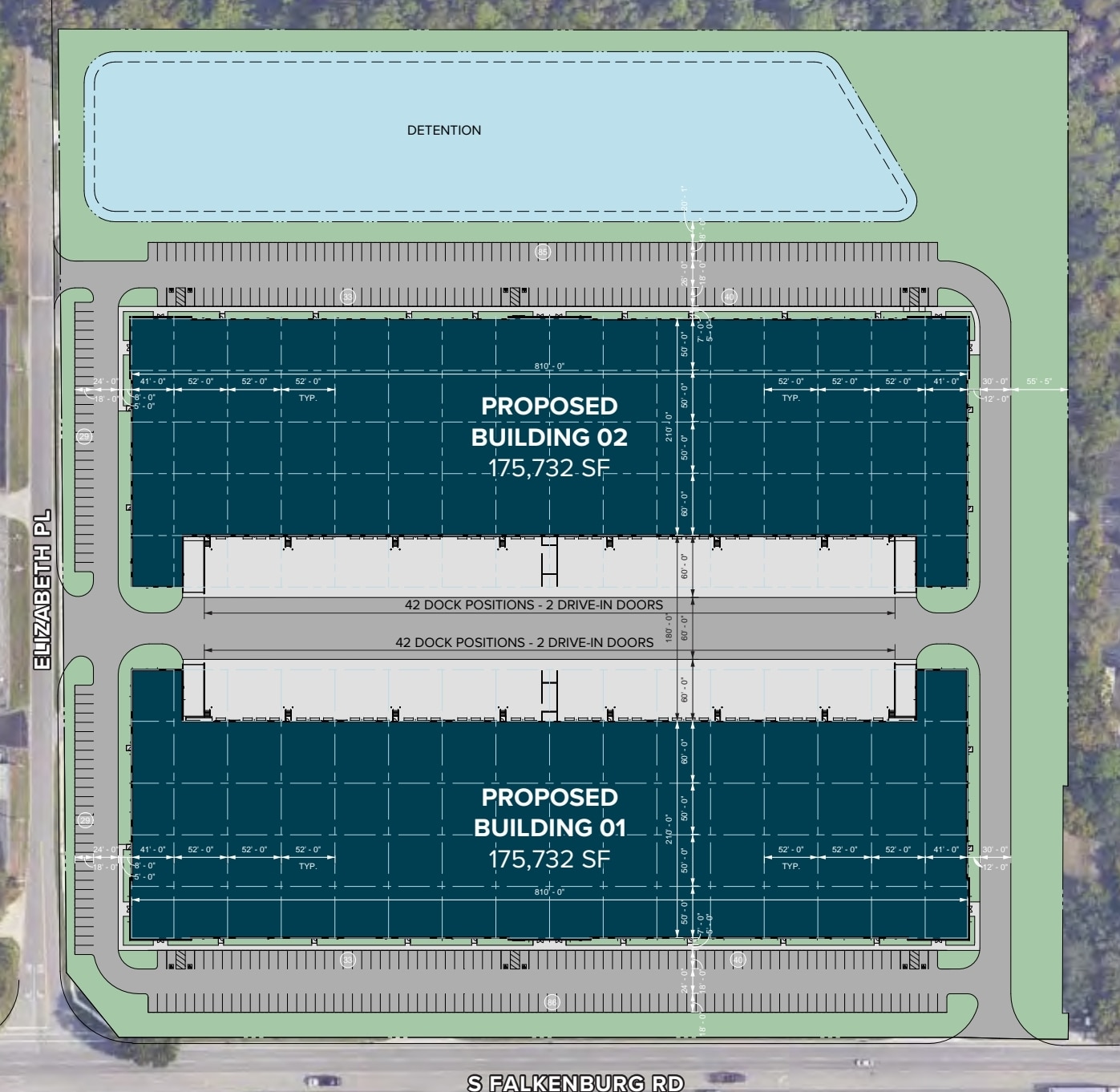 504-520 S Falkenburg Rd, Tampa, FL à louer Plan de site– Image 1 sur 1