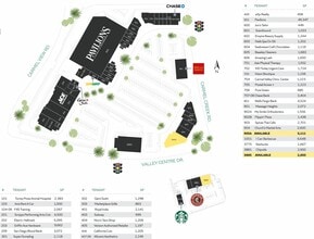 3804-3890 Valley Centre Dr, San Diego, CA à louer Plan de site– Image 1 sur 1