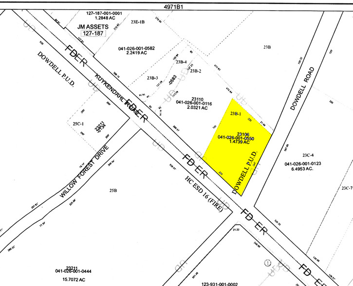 23106 Kuykendahl Rd, Tomball, TX à vendre - Plan cadastral – Image 2 sur 4