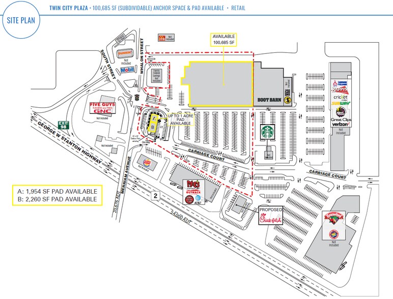 875-977 Merriam Ave, Leominster, MA à louer - Plan de site – Image 2 sur 6