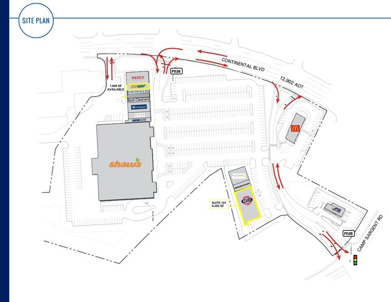 7 Continental Blvd, Merrimack, NH à louer - Plan de site – Image 1 sur 7
