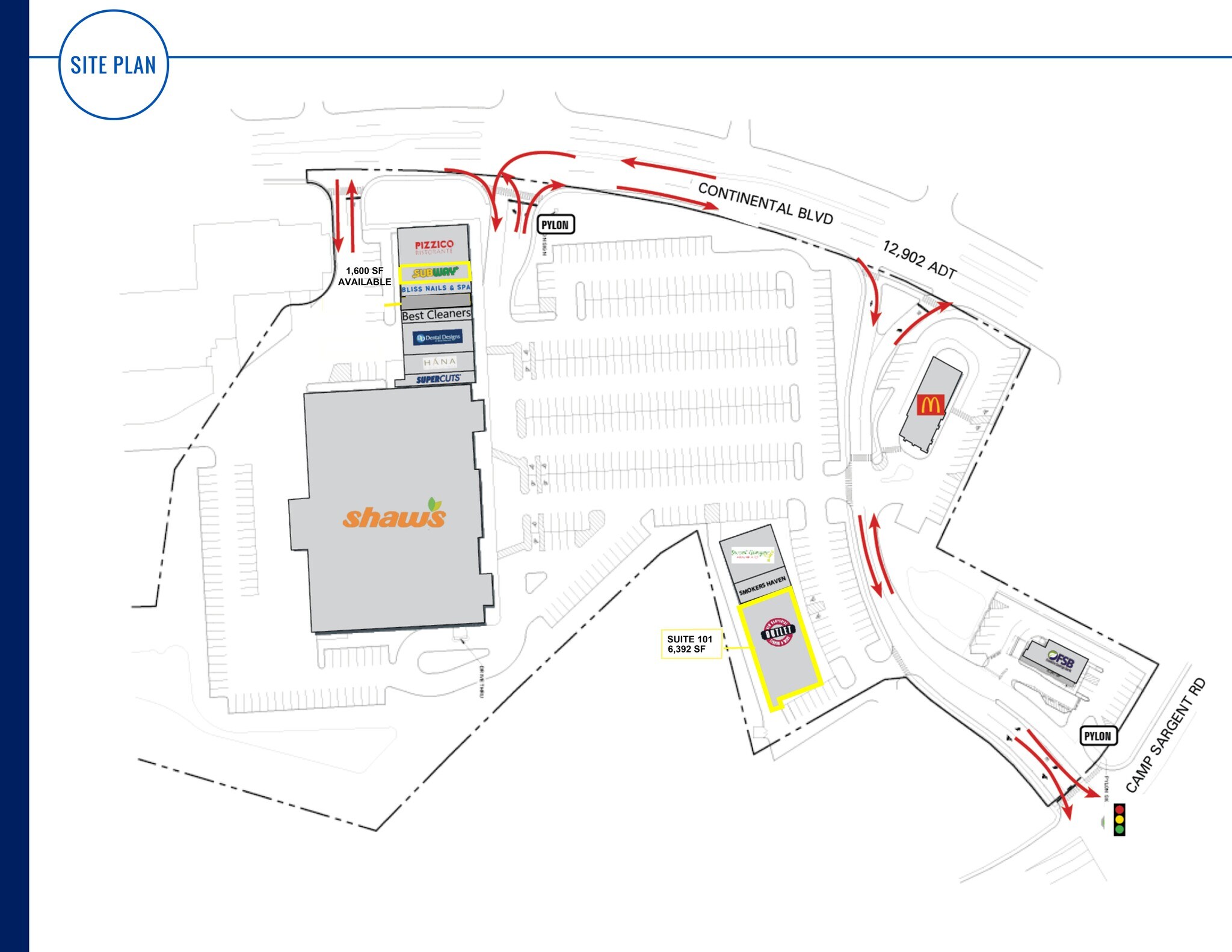 7 Continental Blvd, Merrimack, NH à louer Plan de site– Image 1 sur 8