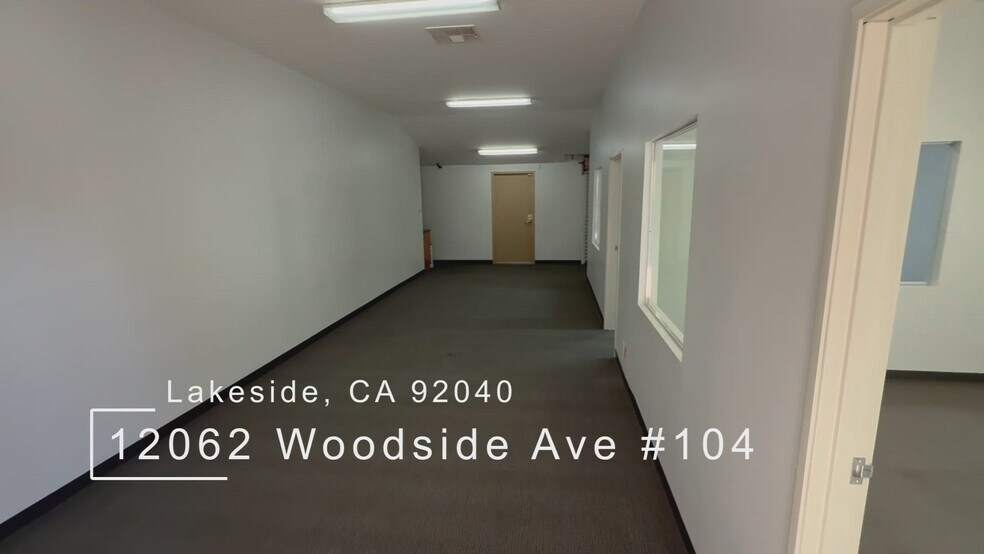 12060-12062 Woodside Ave, Lakeside, CA à louer - Vidéo sur l’annonce professionnelle – Image 2 sur 4