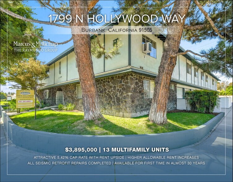 1799 N Hollywood Way, Burbank, CA à vendre - Photo de l’immeuble – Image 1 sur 26