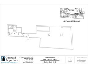 584-590 Broadway, New York, NY à louer Plan de site– Image 2 sur 2