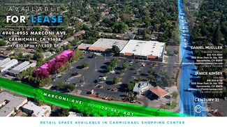 Plus de détails pour 4949-4955 Marconi Ave, Carmichael, CA - Local commercial à louer