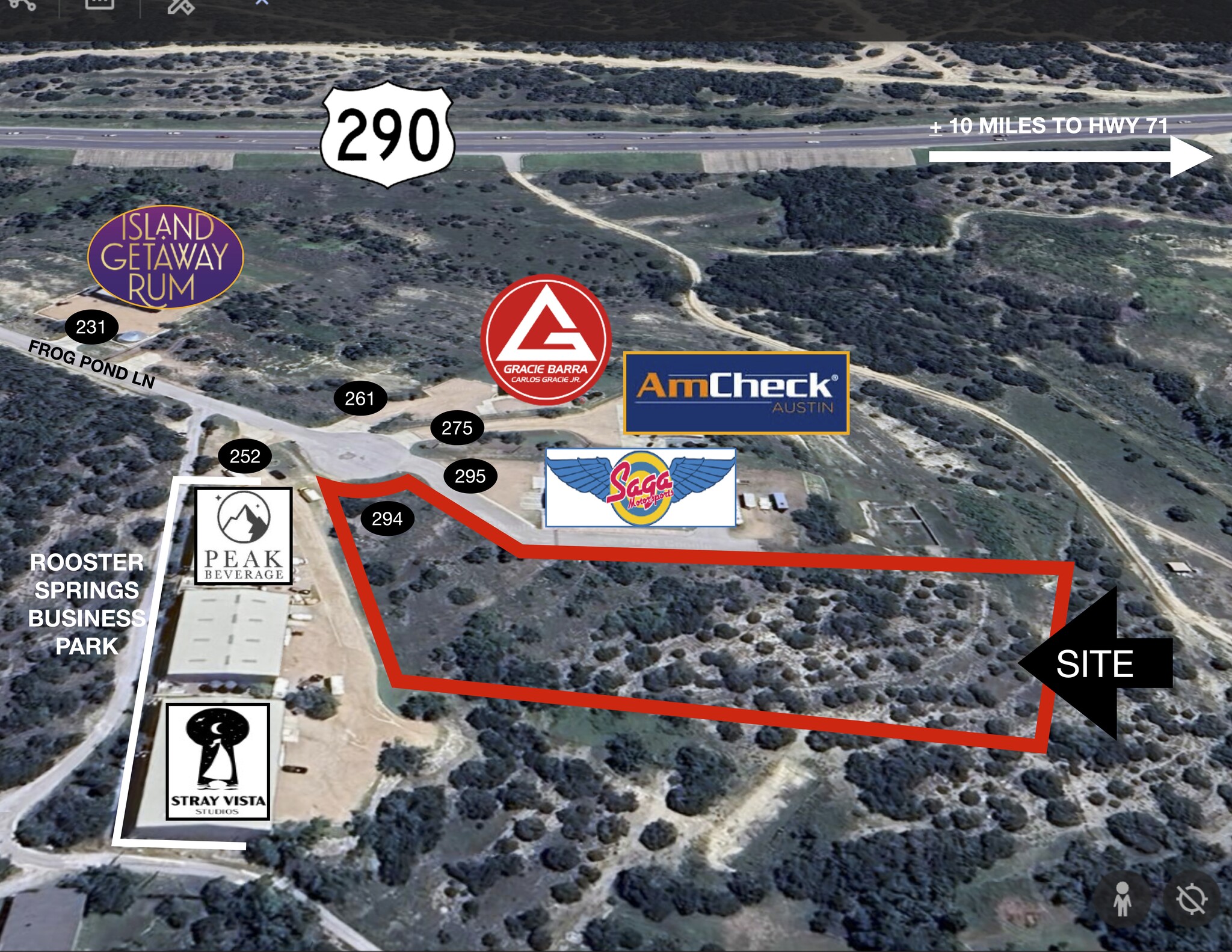 294 Frog Pond Ln, Dripping Springs, TX à vendre Aérien– Image 1 sur 7