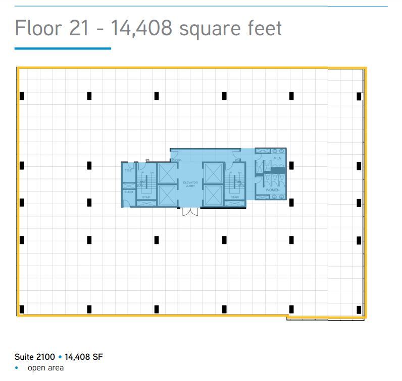 840 7th Ave SW, Calgary, AB à louer Plan d’étage– Image 1 sur 1