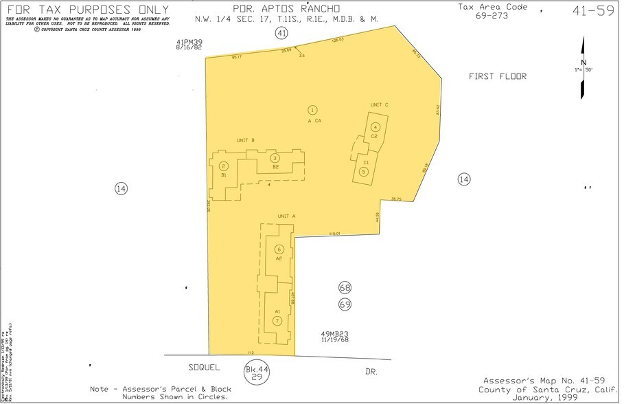 9057 Soquel dr, Aptos, CA à louer - Plan cadastral – Image 3 sur 12