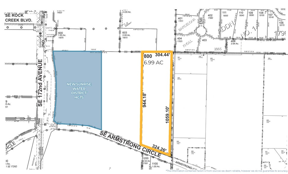 17617 SE Armstrong Cir, Happy Valley, OR à vendre - Plan de site – Image 3 sur 3