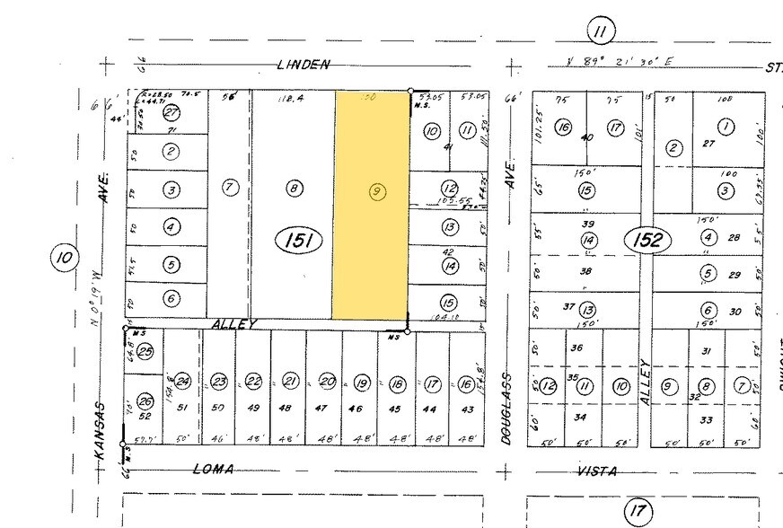 2032 W Linden St, Riverside, CA à vendre - Plan cadastral – Image 2 sur 5