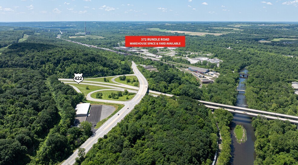 372 Rundle Rd, New Castle, PA à louer - Aérien – Image 3 sur 4