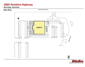 2005 Pembina Hwy, Winnipeg, MB à louer Plan d’étage– Image 1 sur 1
