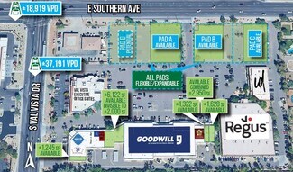 Plus de détails pour 3617-3725 E Southern Ave, Mesa, AZ - Local commercial à louer