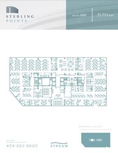 301 Perimeter Ctr N, Atlanta, GA à louer Plan d’étage– Image 1 sur 2