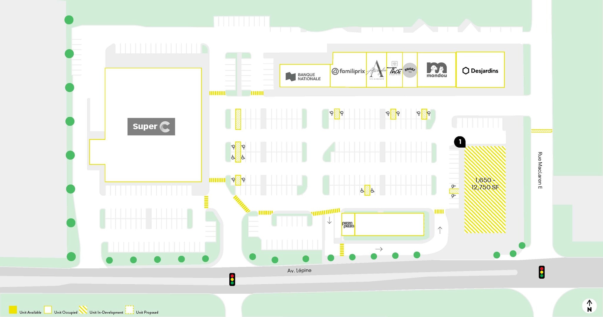 155 Av Lépine, Gatineau, QC à louer Plan de site– Image 1 sur 2