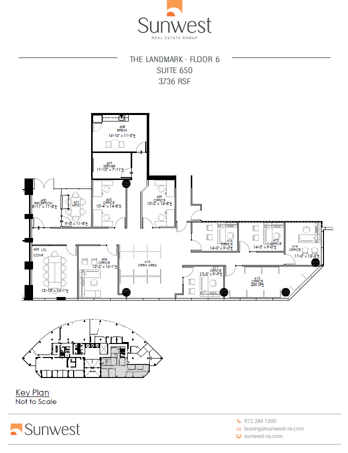 14800 Landmark Blvd, Dallas, TX à louer Plan d’étage– Image 1 sur 1