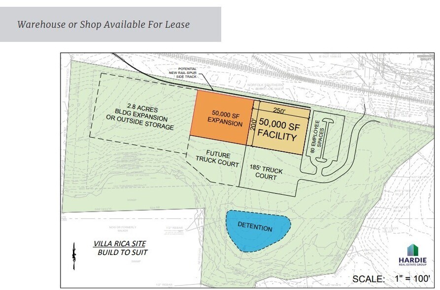 Barber Industrial Ct, Villa Rica, GA à louer - Plan de site – Image 3 sur 3