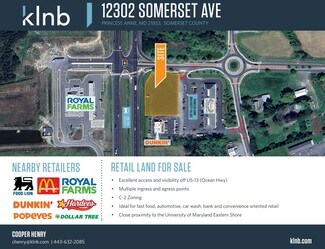 Plus de détails pour 30415 University of Maryland Eastern Shore Blvd, Princess Anne, MD - Terrain à vendre