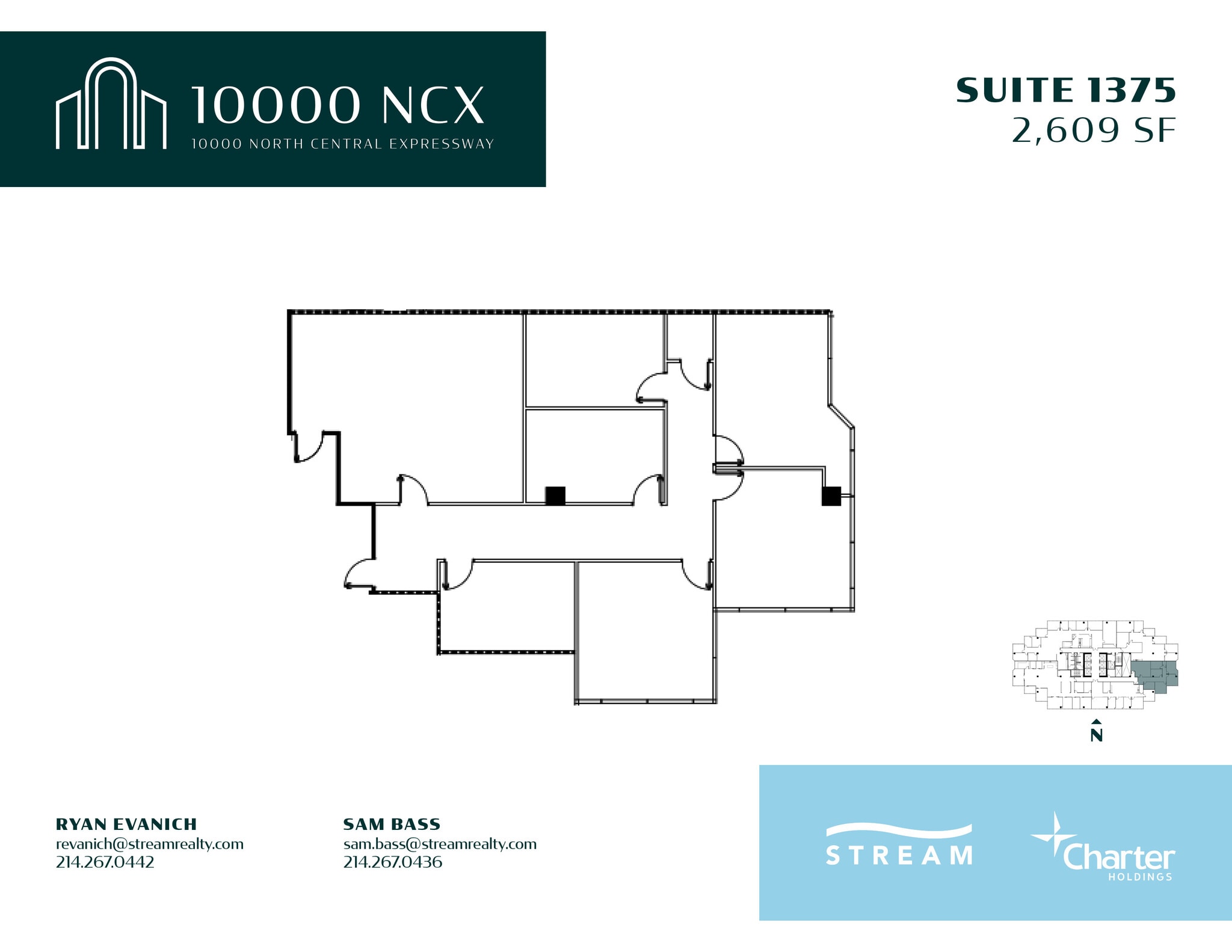 10000 N Central Expy, Dallas, TX à louer Plan d’étage– Image 1 sur 2