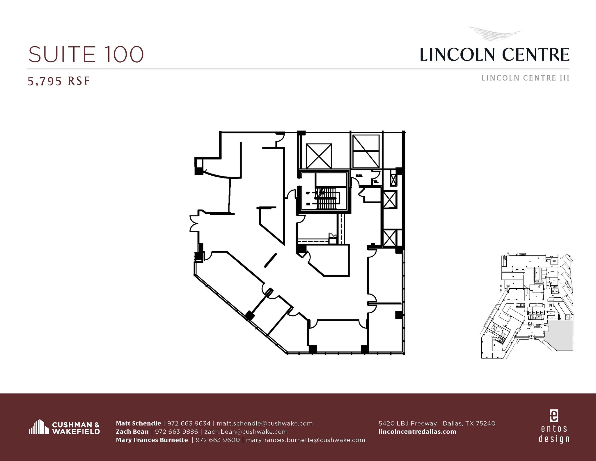 5400 Lyndon B Johnson Fwy, Dallas, TX à louer Plan d’étage– Image 1 sur 1