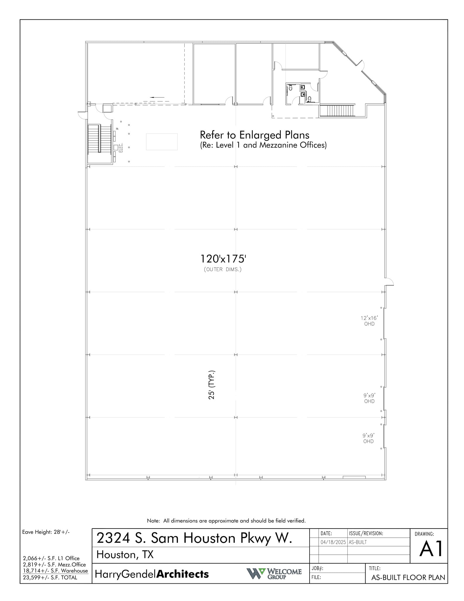 2423 S Sam Houston Pkwy West, Houston, TX à louer Plan de site– Image 1 sur 1