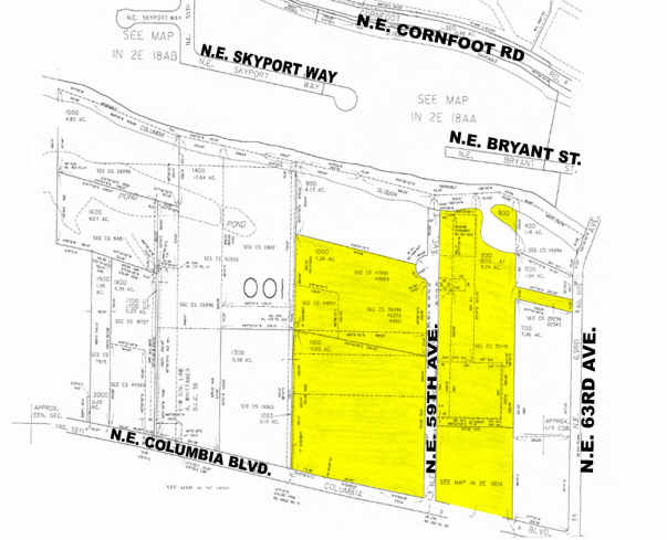 6424-6440 NE 59th Pl, Portland, OR à louer - Plan cadastral – Image 2 sur 5