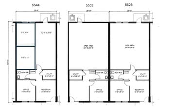 5508-5544 Hilliard Rome Rd, Hilliard, OH à louer Plan de site– Image 1 sur 1