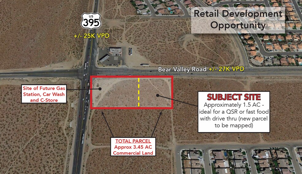 US Highway 395 & Bear Valley Rd, Victorville, CA à louer - Aérien – Image 3 sur 4
