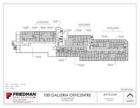 100 Galleria Officentre, Southfield, MI à vendre Plan d’étage– Image 1 sur 1