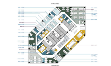 595 Market St, San Francisco, CA à louer Plan d’étage– Image 2 sur 2