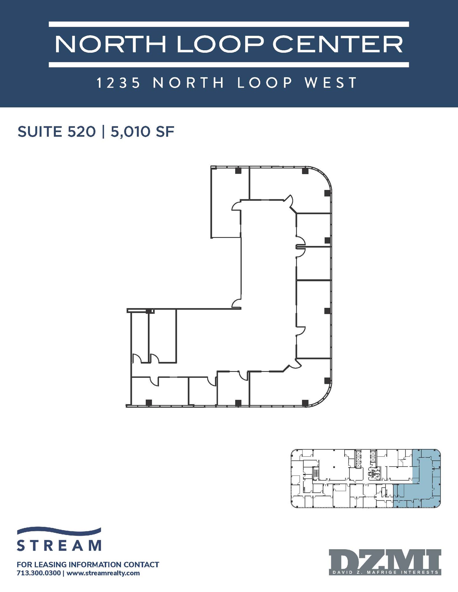 1235 North Loop W, Houston, TX à louer Plan d’étage– Image 1 sur 1