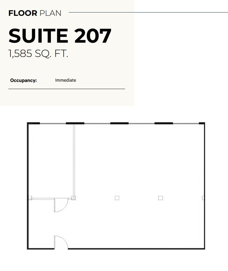 372 Richmond St W, Toronto, ON à louer Plan d’étage– Image 1 sur 5