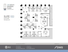222 S Riverside Plz, Chicago, IL à louer Plan d’étage– Image 2 sur 2