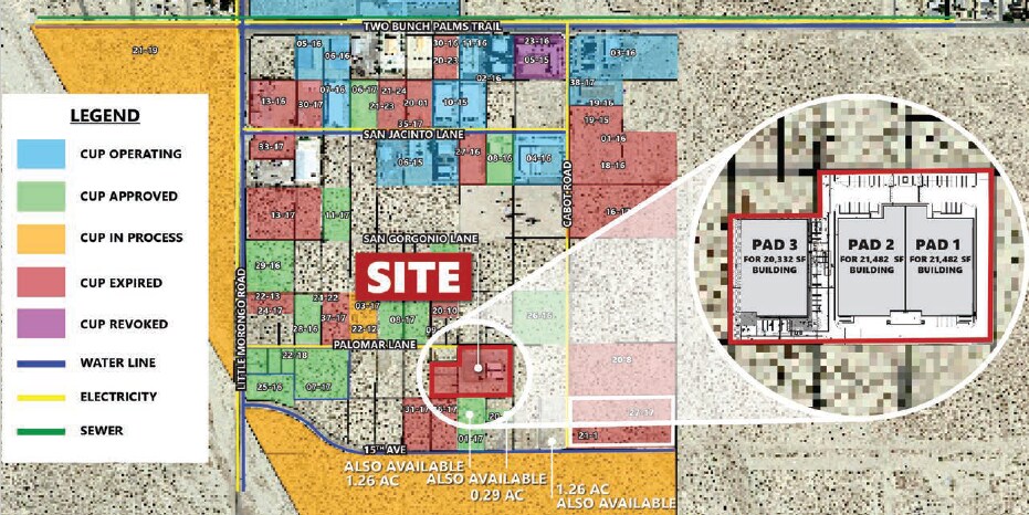 Palomar Ln, Desert Hot Springs, CA à vendre - Aérien – Image 2 sur 5