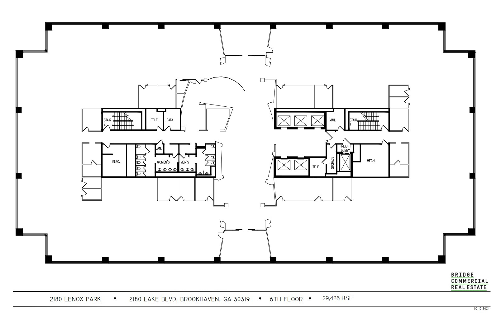 1277 Lenox Park Blvd, Atlanta, GA à louer Plan d’étage– Image 1 sur 1